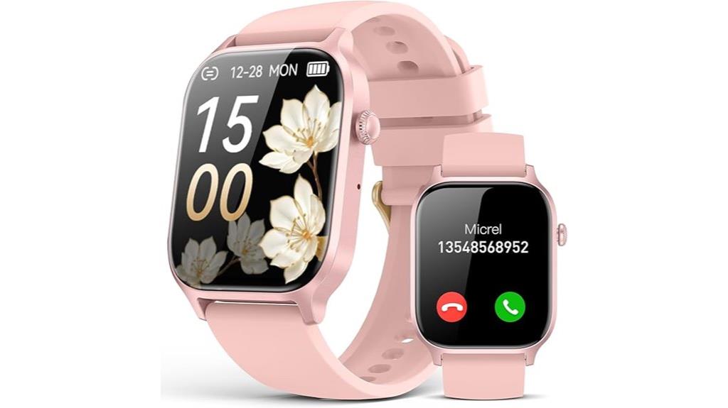unisex pink 1 83 smartwatch