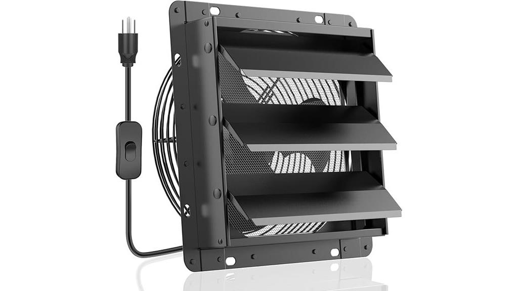 upgraded 10 inch exhaust fan