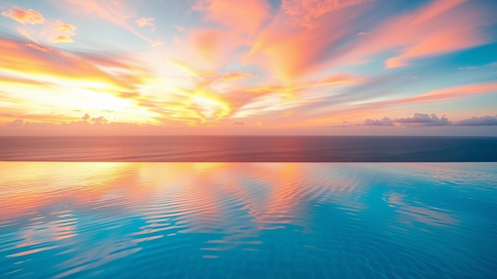 use natural reflective surfaces