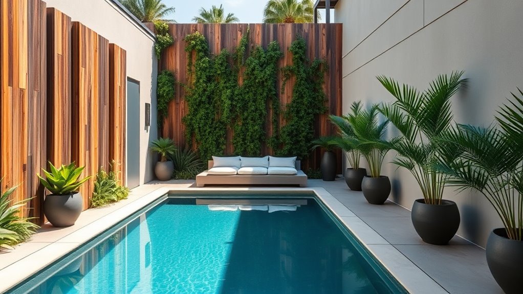 vertical privacy garden walls