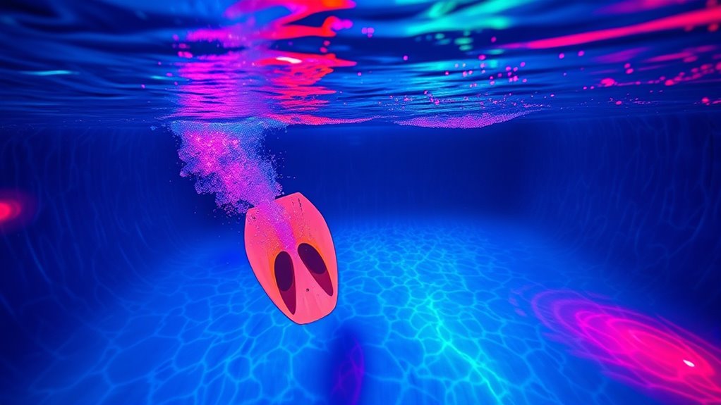 vibrant waterproof pool lighting