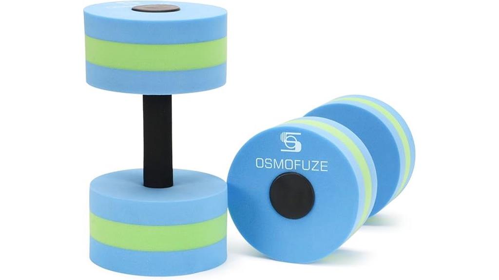 water aerobics dumbbell set