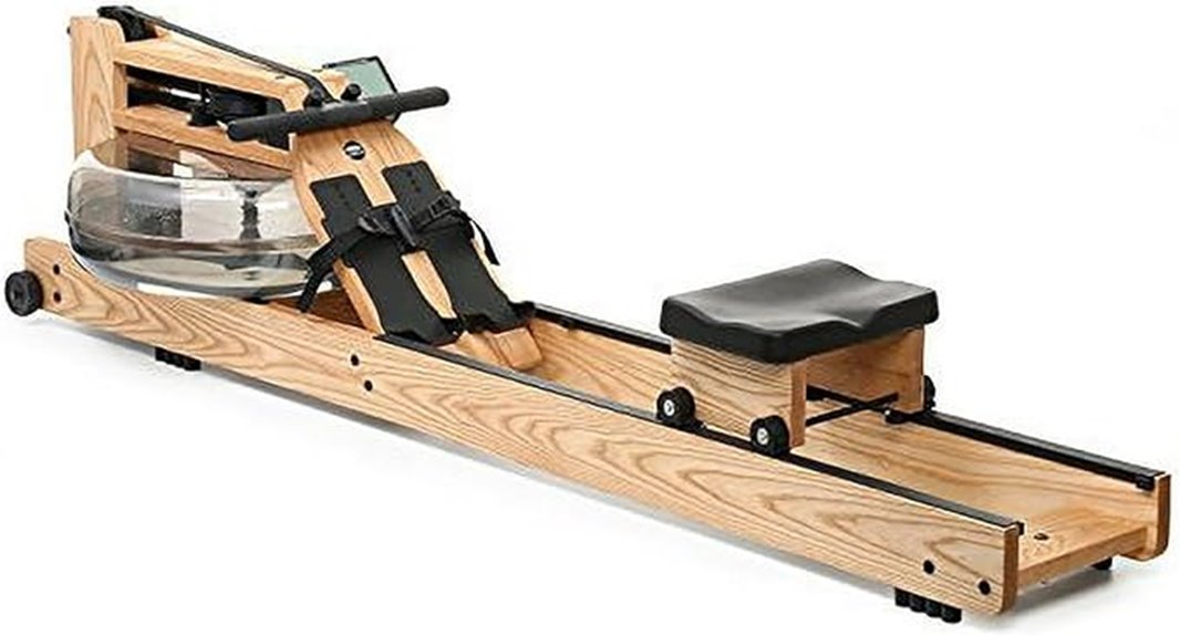 water based ash rowing machine