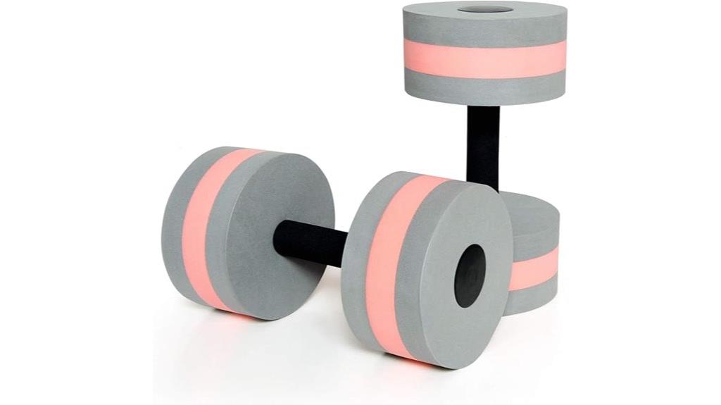 water dumbbells for aquatic exercise