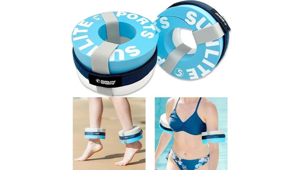 water exercise equipment set