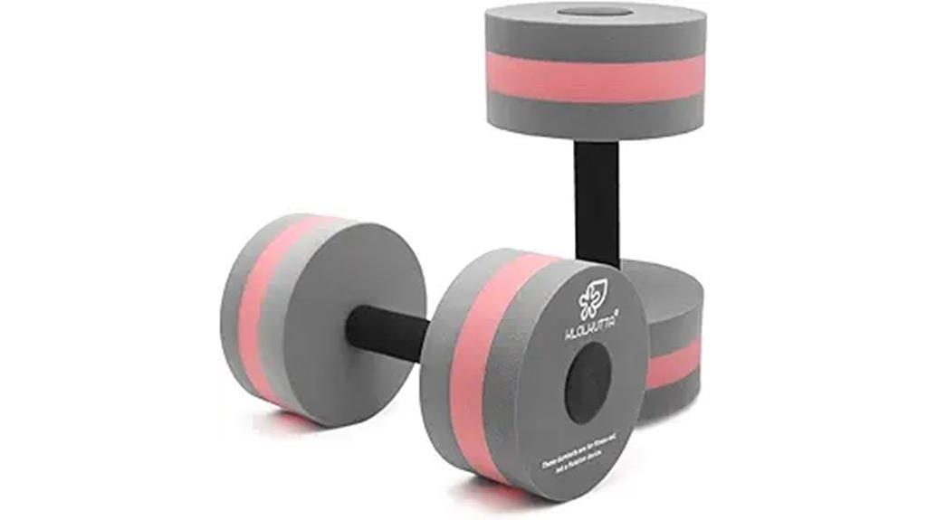 water exercise foam dumbbells
