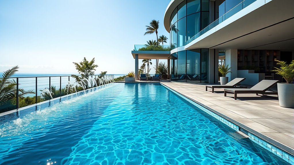 water features create tranquil elegance