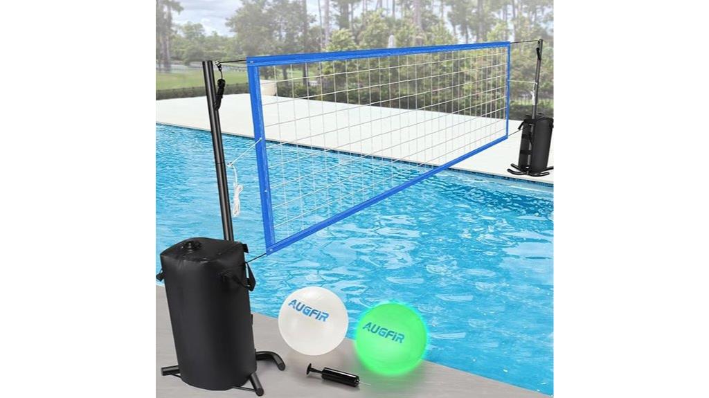 water filled pool net