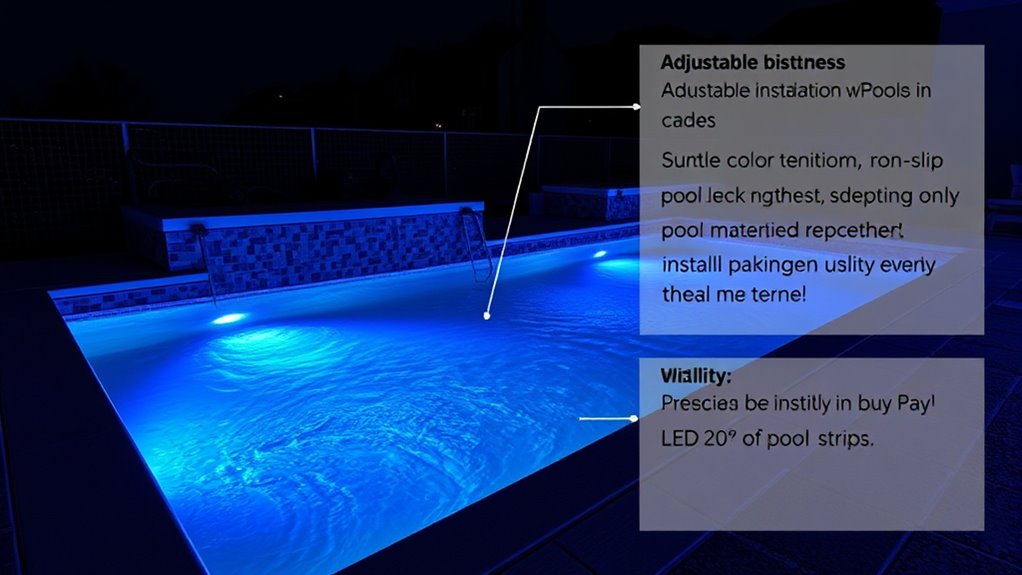 waterproof colorful durable lighting