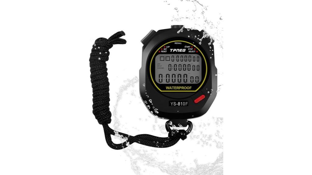 waterproof sports stopwatch