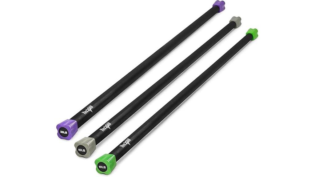 weighted bar resistance training