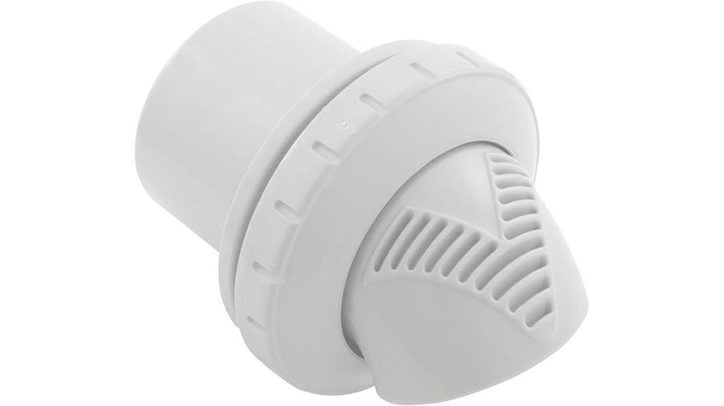 white venturi return fitting