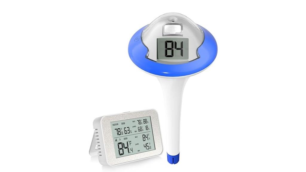 wireless pool thermometer monitor