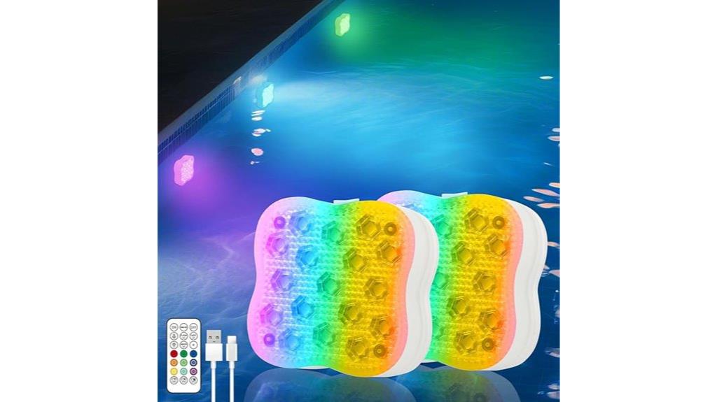 wireless rechargeable pool lights