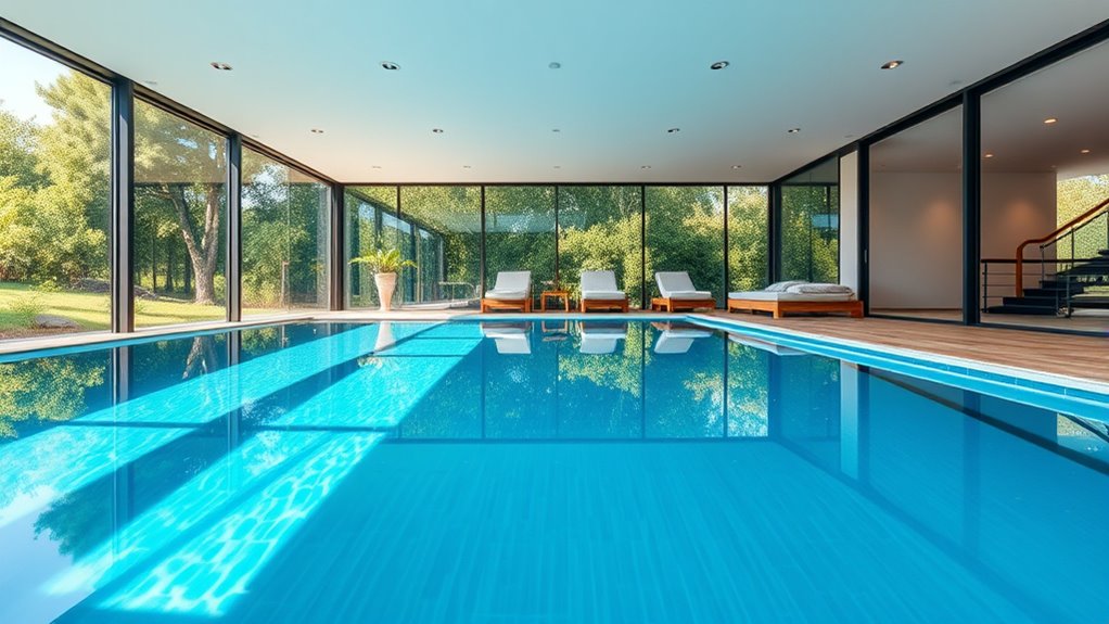 year round glass pool enclosure