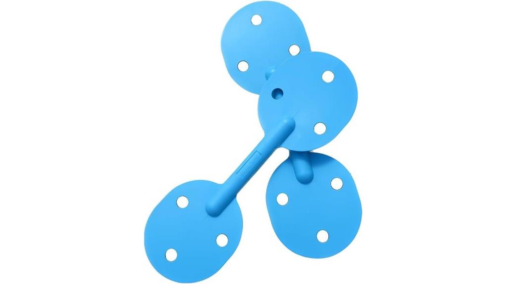 yellow exercise paddles pair