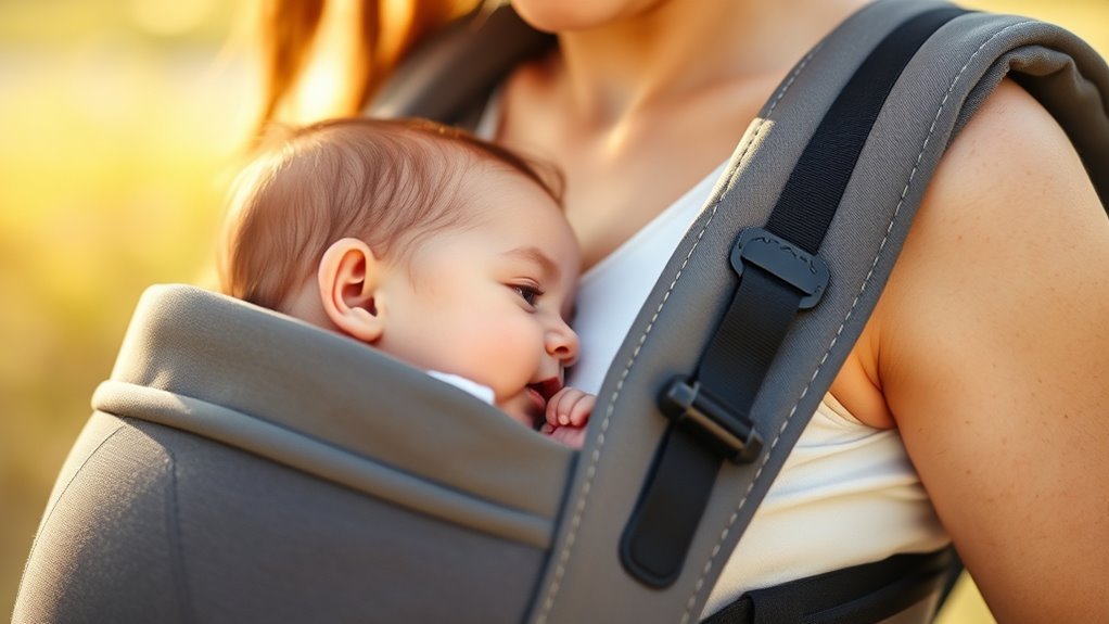 comfortable adjustable breathable carrier