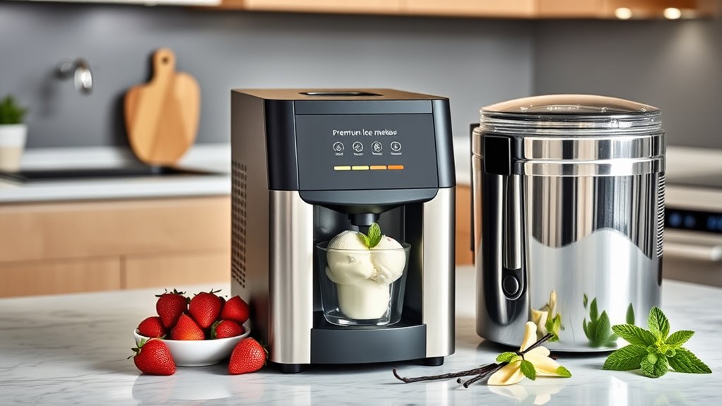 ice cream maker features