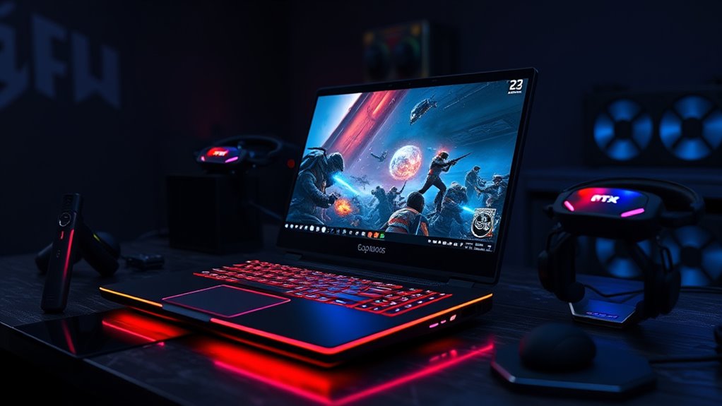 key gaming laptop features
