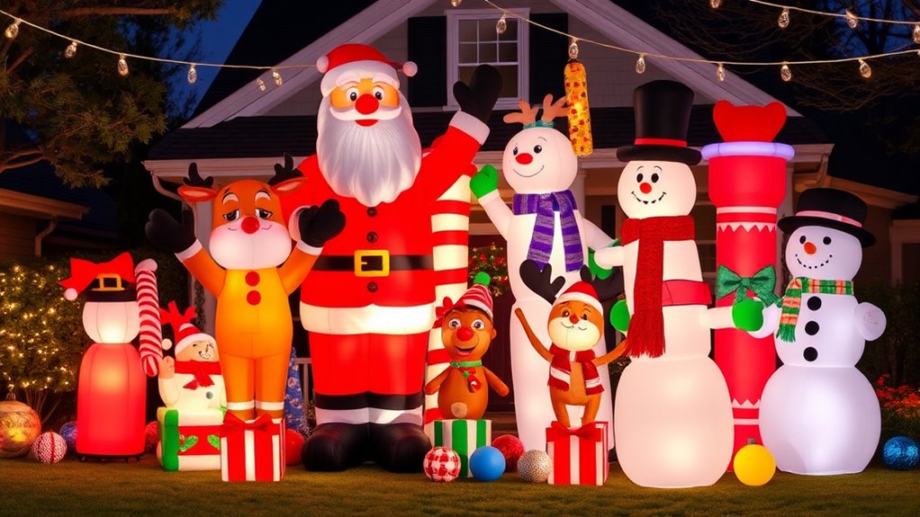 large yard inflatable decorations