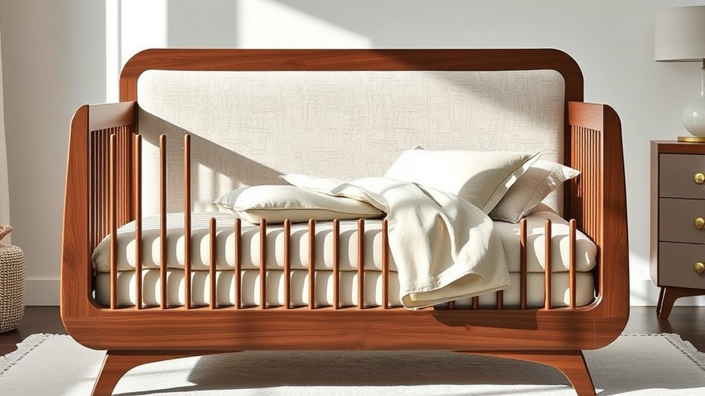 luxurious convertible crib selection