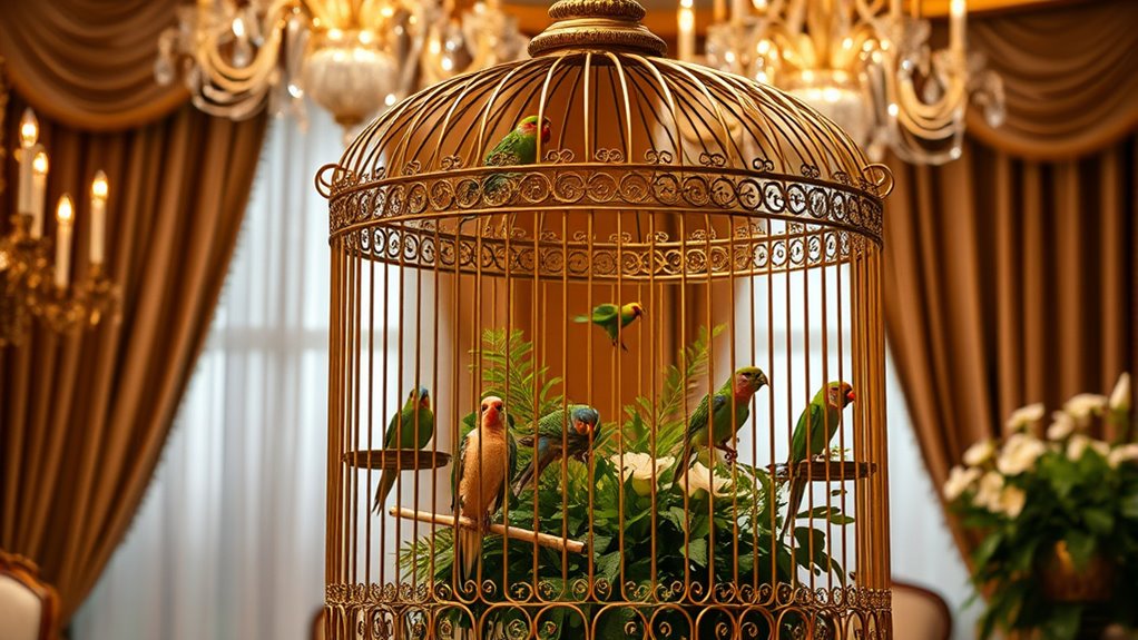 luxury bird cage selection