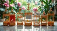 luxury bird cages showcase