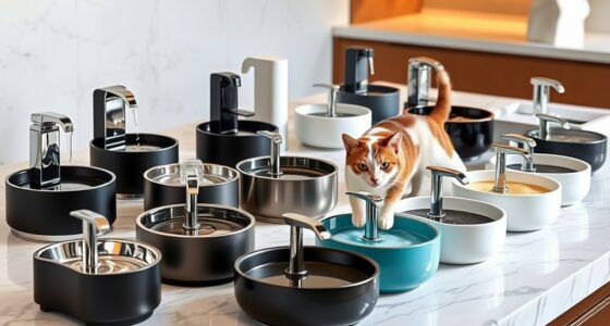 luxury cat fountain selection