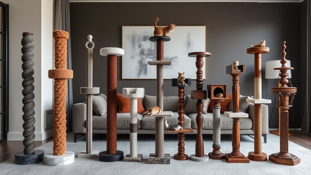 luxury cat scratching posts