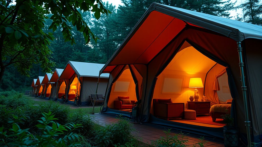 luxury durable camping tents