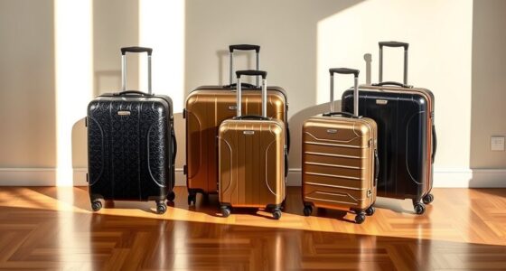 luxury durable luggage sets