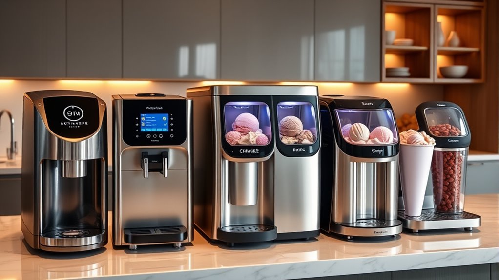 luxury home ice cream makers
