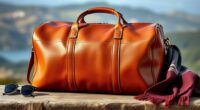 luxury leather travel bags
