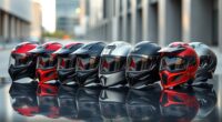 luxury motorcycle helmet selection