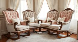 luxury nursery rocking chairs