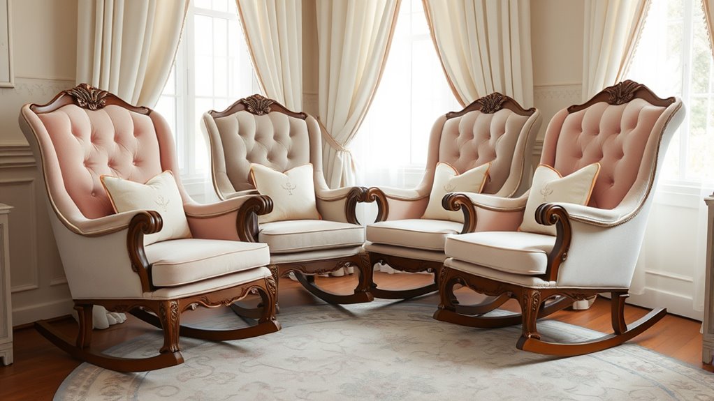 luxury nursery rocking chairs