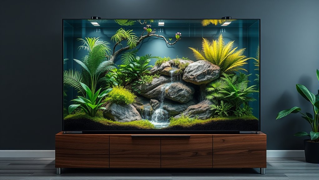 luxury reptile terrarium designs