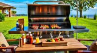 luxury tailgating grill selection