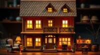 premium wooden dollhouse sets