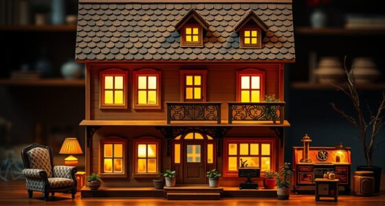 premium wooden dollhouse sets