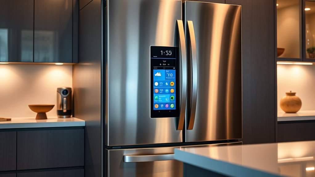 smart touch screen refrigerators