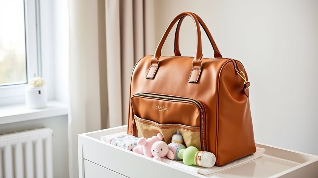 stylish functional diaper bags
