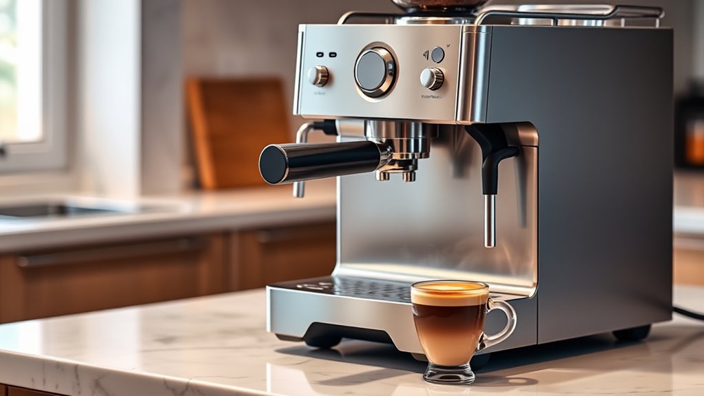 top espresso machines with grinders