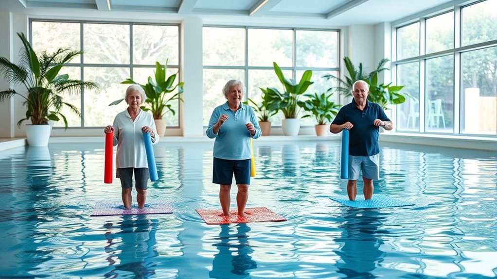 aquatic balance fall prevention