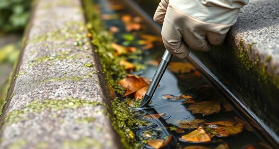 edge trough debris removal