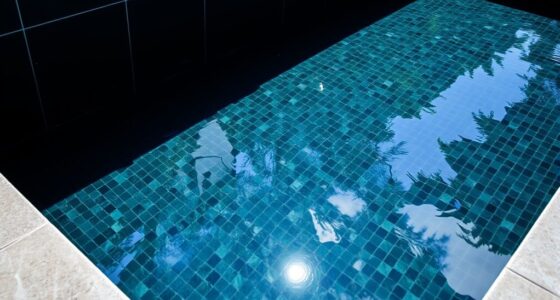 elegant dark pool finishes