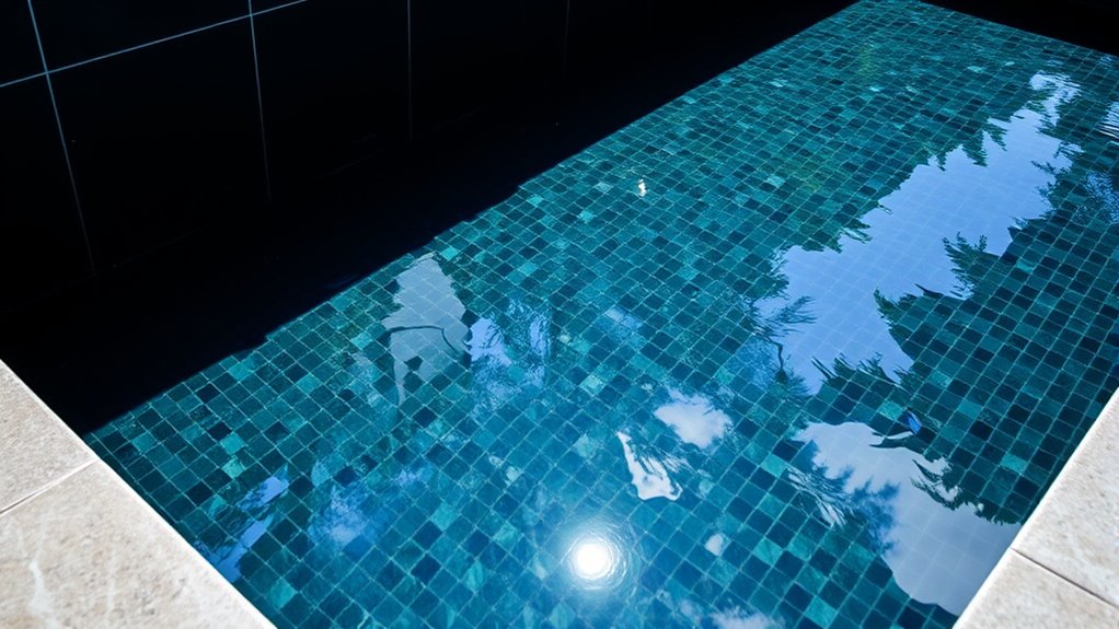 elegant dark pool finishes