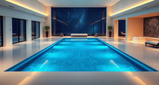 indoor pool room size