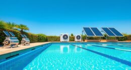 lap pool heating options