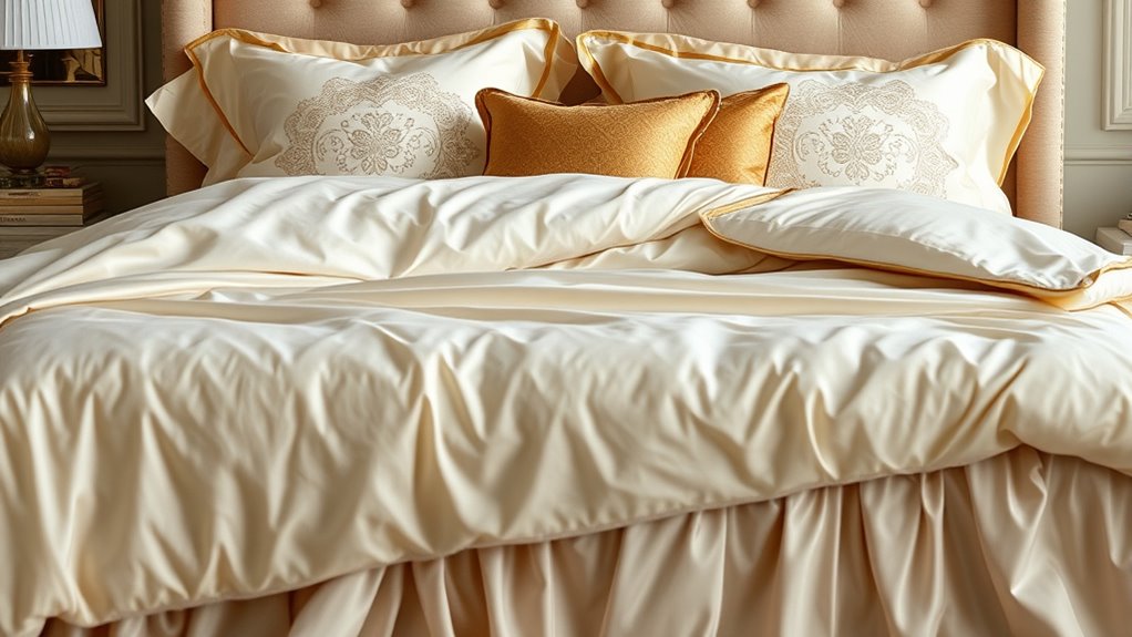 luxury bedding material quality